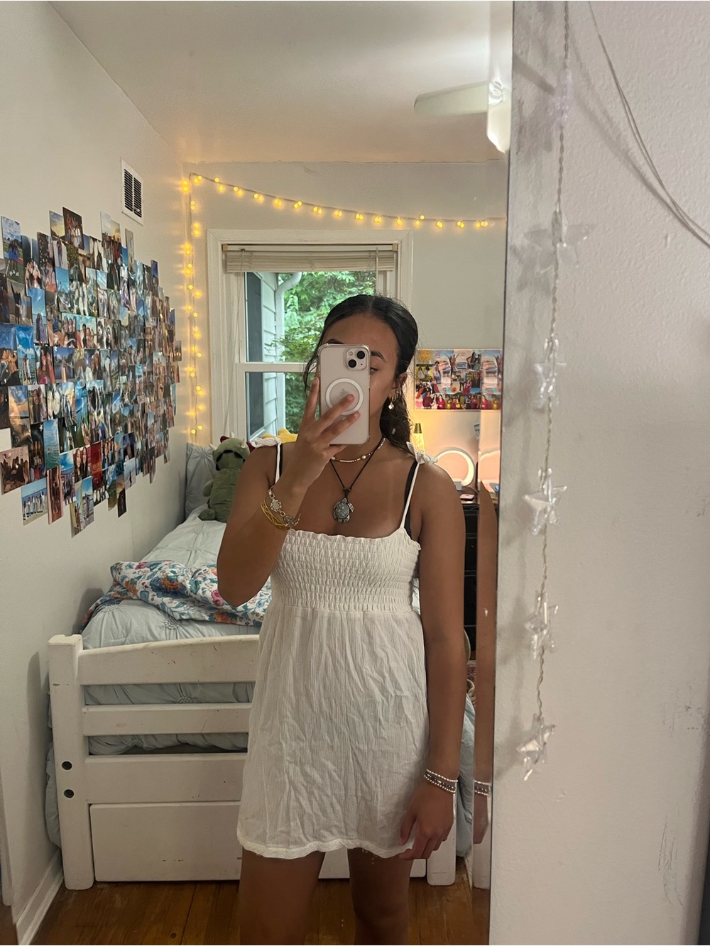 Nautica White Mini Dress - 100% Cotton - Graduation, Summer, Vacation, Beach